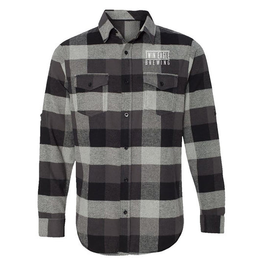 Twin Eagle Brewing Long Sleeve Embroidered Flannel